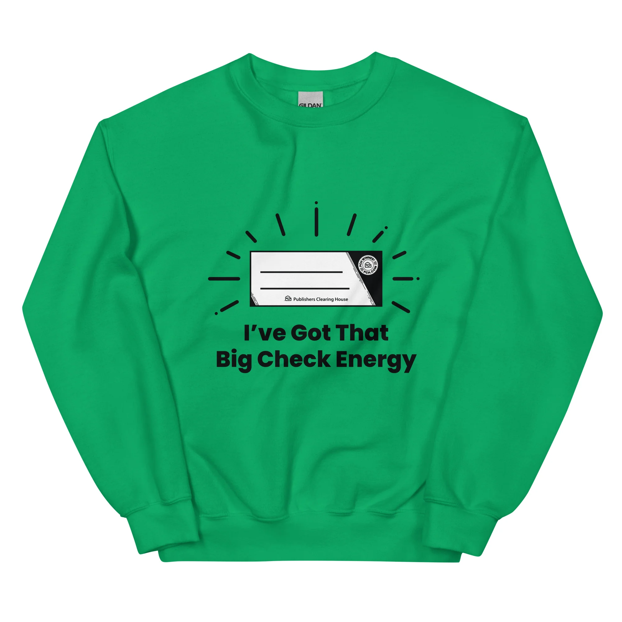 Big Check Energy Classic Sweatshirt (Unisex) - Image 2