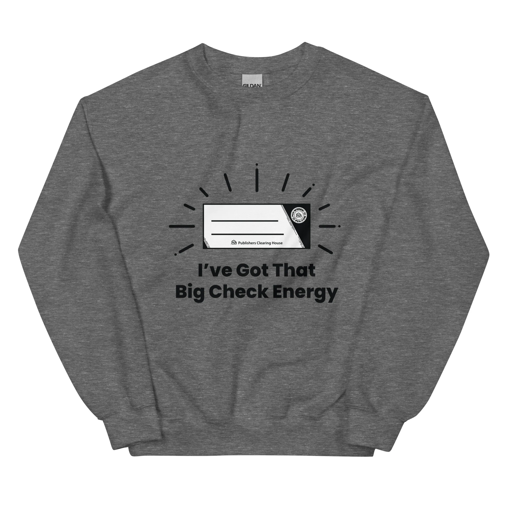 Big Check Energy Classic Sweatshirt (Unisex) - Image 4