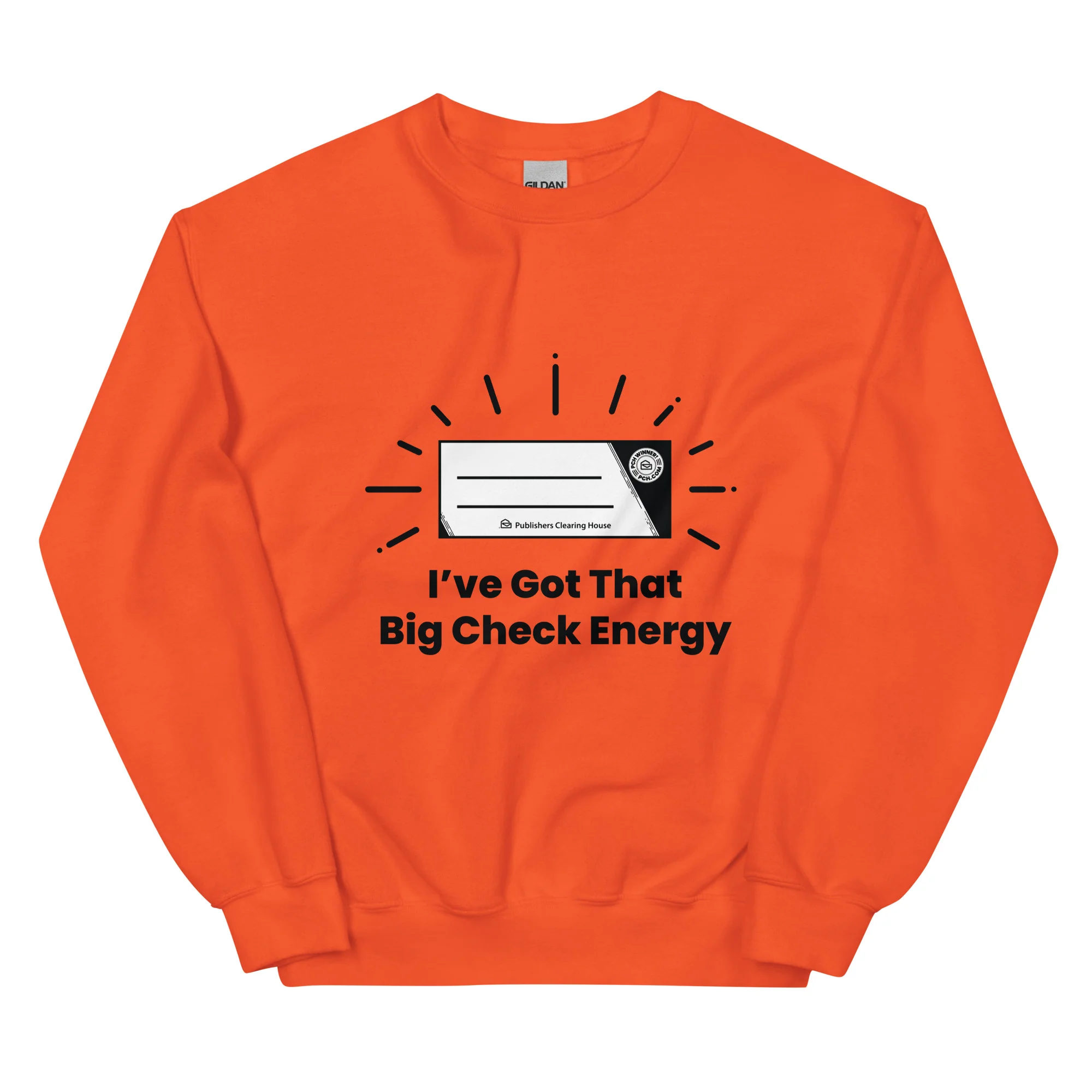 Big Check Energy Classic Sweatshirt (Unisex) - Image 5