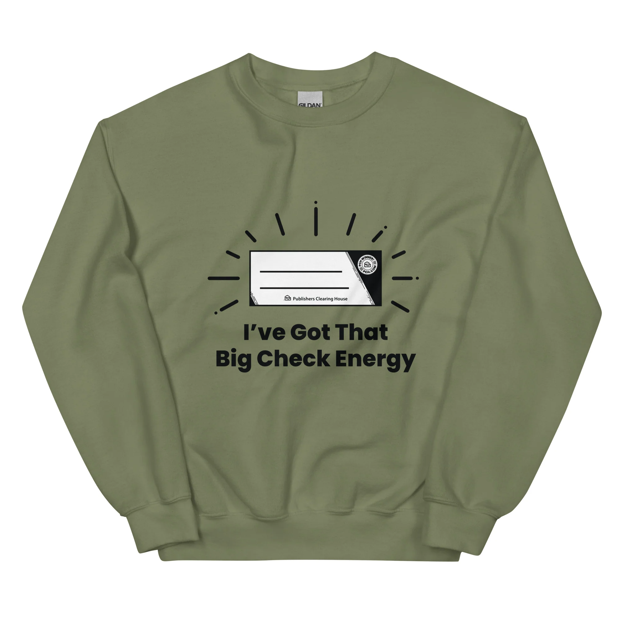 Big Check Energy Classic Sweatshirt (Unisex) - Image 6
