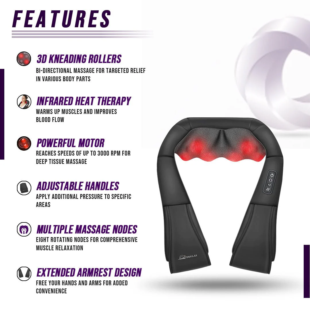 Neck & Shoulder Massager with Heat - Image 3